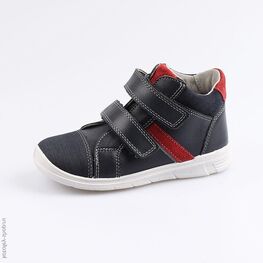 552139-21 Ботинки для мальчики син-кра