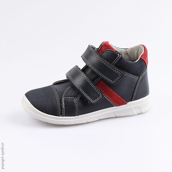 552139-21 Ботинки для мальчики син-кра