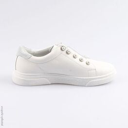 632280-21 Полуботинки для девочки бел-срб фото №2