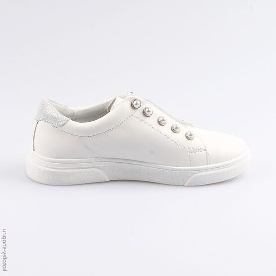 632280-21 Полуботинки для девочки бел-срб фото №2