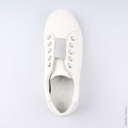 632280-21 Полуботинки для девочки бел-срб фото №4