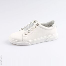 632280-21 Полуботинки для девочки бел-срб