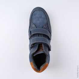 652130-21 Ботинки для мальчики син-кор фото №4