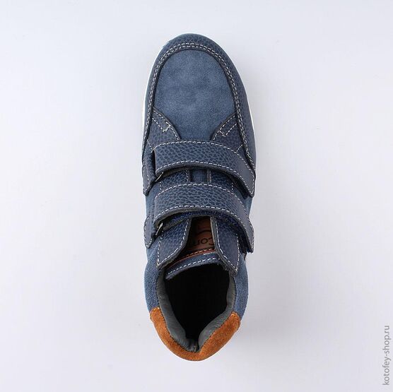 652130-21 Ботинки для мальчики син-кор фото №4