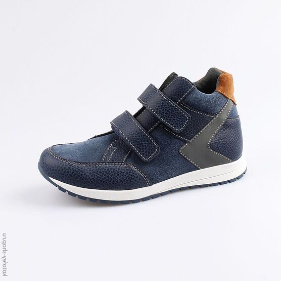 652130-21 Ботинки для мальчики син-кор