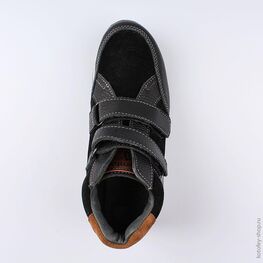 652130-22 Ботинки для мальчики черный фото №4