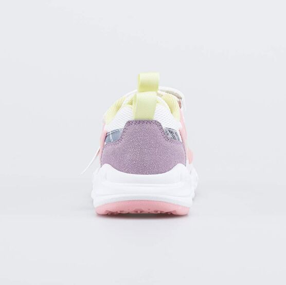 444035-12 Летние кроссовки с сеточкой для девочки белый фото №5