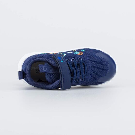 444038-11 Синие кроссовки на липучках Три кота для мальчики синий фото №4