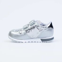 344274-72 Кроссовки для девочки серебрист. фото №2