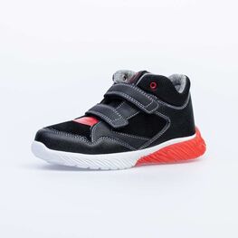 554060-31 Ботинки для мальчики черно-красный