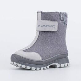 567062-42 Валенки на молнии для девочки для девочки серый
