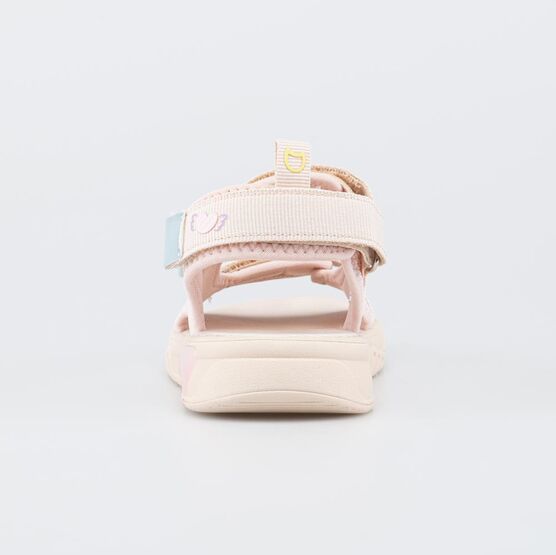 521062-12 Светящиеся пляжные сандалии для девочки для девочки розовый,бежевый фото №5