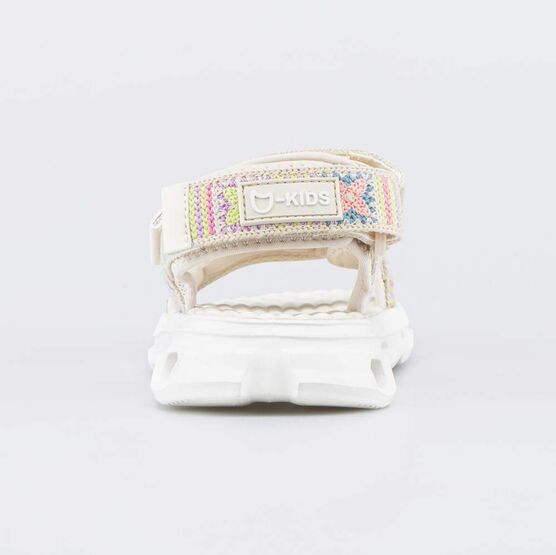 521063-11 Пляжные сандалии с усиленной амортизацией для девочки бежевый фото №5