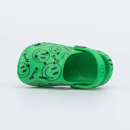 525091-02 Пляжные сабо для мальчика Смайл для мальчики зеленый фото №4
