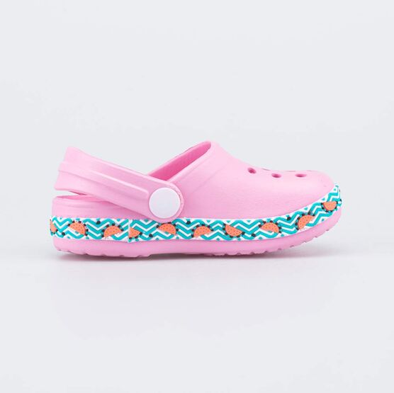 525116-01 Пляжные клоги из ЭВА Арбузы для девочки розовый фото №2