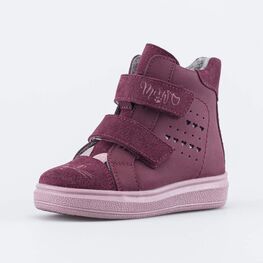 152380-31 Ботинки утепленные на весну/осень Magical для девочки бордовый