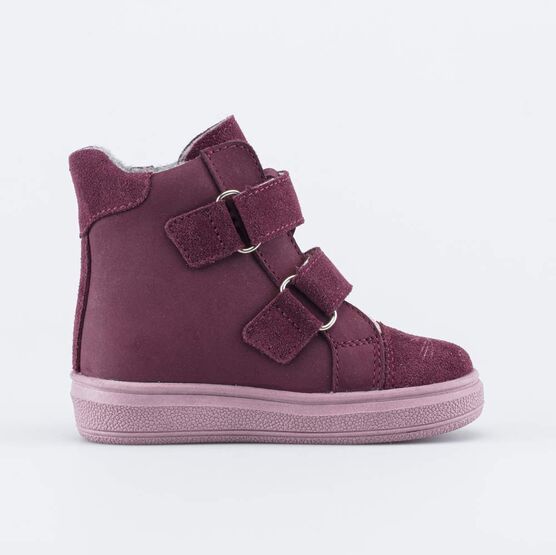152380-31 Ботинки утепленные на весну/осень Magical для девочки бордовый фото №2
