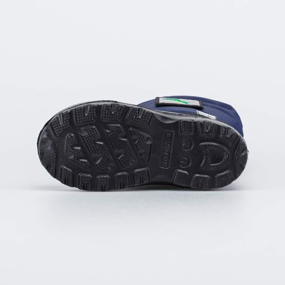 264043-42 Сноубутсы со сменными нашивками для мальчики черный + синий фото №3