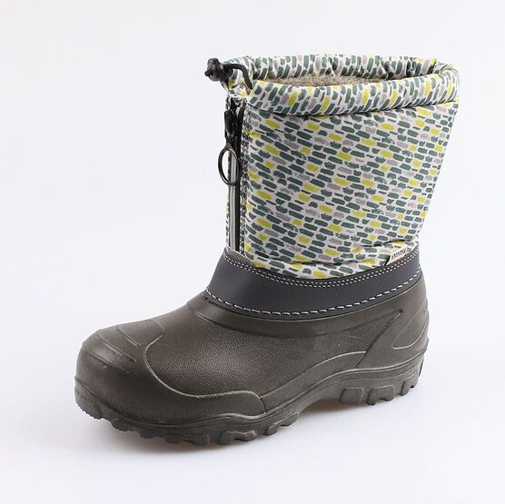 664037-47 Сноубутсы для мальчики оливковый
