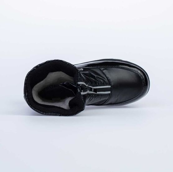 664916-45 Мембранные сапожки для девочки черный фото №4