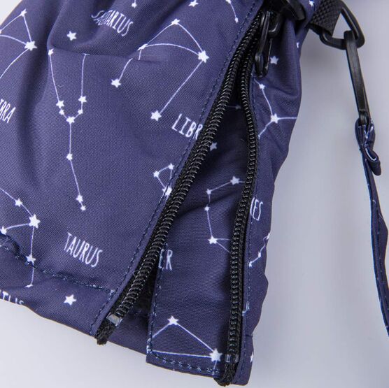 07721140-10 Варежки-краги Карта звездного неба для универсальные темно-синий фото №3