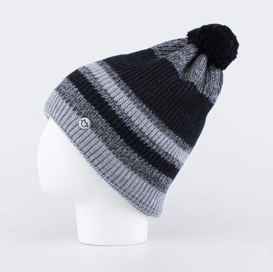 07711419-44 Шапка для мальчика с утеплителем Серо-черный для мальчики серый-черный фото №2