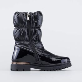 664113-42 Сапожки-дутики для девочки черный фото №2