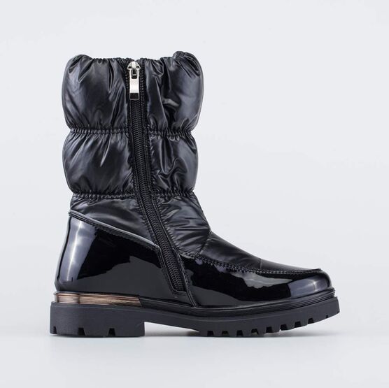 664113-42 Сапожки-дутики для девочки черный фото №2