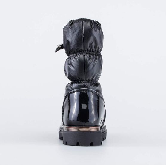 664113-42 Сапожки-дутики для девочки черный фото №5