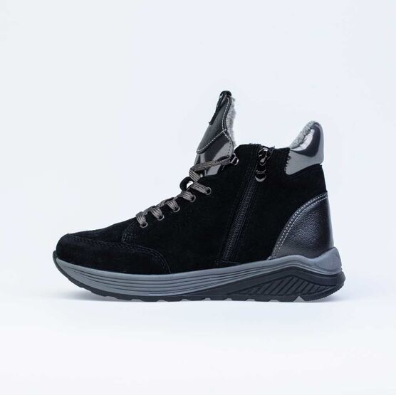 752166-42 Сапожки для девочки черный фото №2