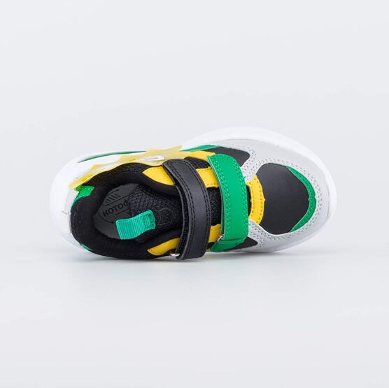 344387-72 Кроссовки c LED для мальчики чер-сер фото №4