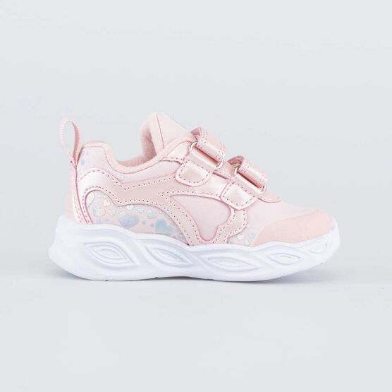 144189-71 Кроссовки с LED и Softshell для девочки розовый фото №2
