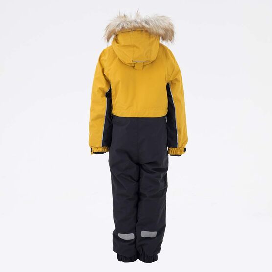 07769042-40 Зимний комбинезон детский горчичный для мальчики горчичный фото №3