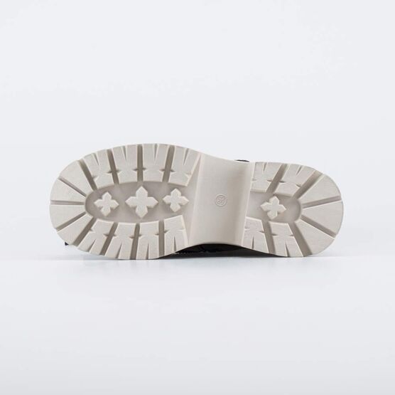 764059-41 Сапоги-дутики с высокой шнуровкой для девочки черный фото №3