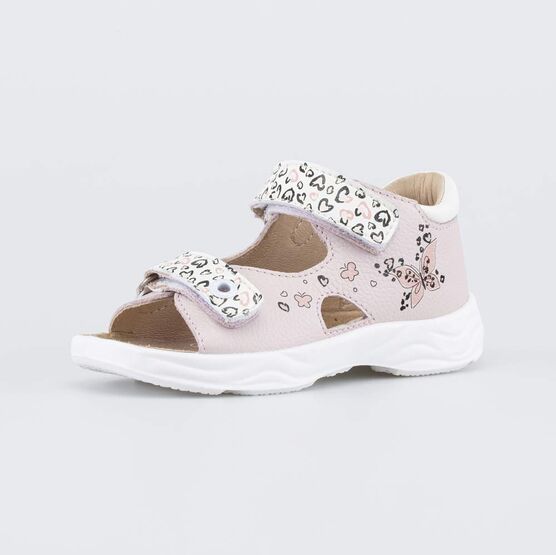 322211-22 Детские сандалии для девочки для девочки розовый,белый