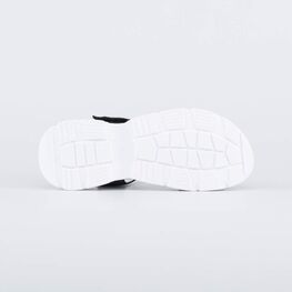 722039-21 Кожаные босоножки на липучках для девочки срб-чер фото №3