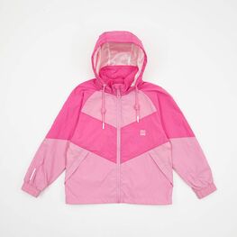 07872007-40 Детская ветровка с капюшоном для девочки розовый