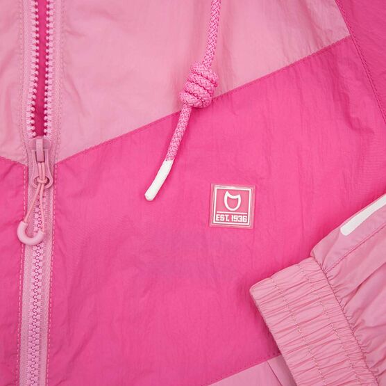 07872007-40 Детская ветровка с капюшоном для девочки розовый фото №4