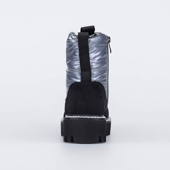 764050-44 Ботинки-дутики для девочки для девочки серебристый фото №5