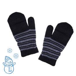 07721180-41 Теплые варежки для мальчиков черный для мальчики черный