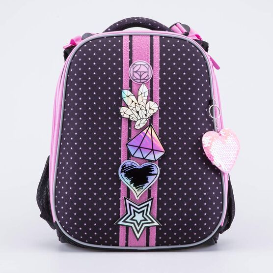 02804342-40 Рюкзак школьный для девочки КК для девочки черный