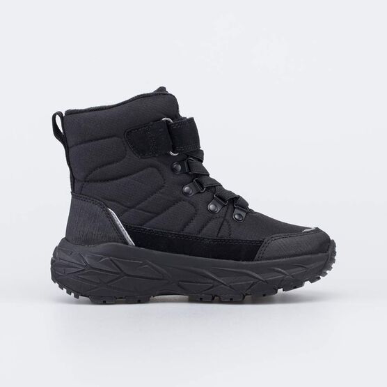 654089-42 Высокие ботинки-дутики для мальчика для мальчики черный фото №2