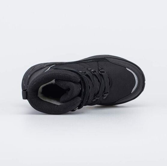 654089-42 Высокие ботинки-дутики для мальчика для мальчики черный фото №4