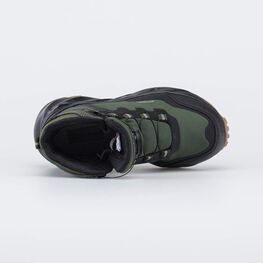 654710-83 Зимние мембранные ботинки с Softshell и Thinsulate для мальчики оливковый + черный фото №4