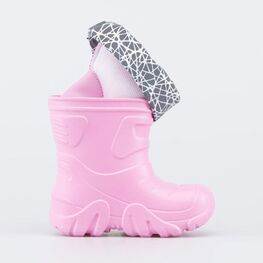 365173-11 Утепленные сапожки из ЭВА светоотражающие для девочки розовый фото №2