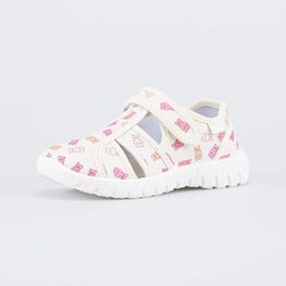 421129-11 Текстильная обувь для детей Мармеладные мишки для девочки бежевый,розовый