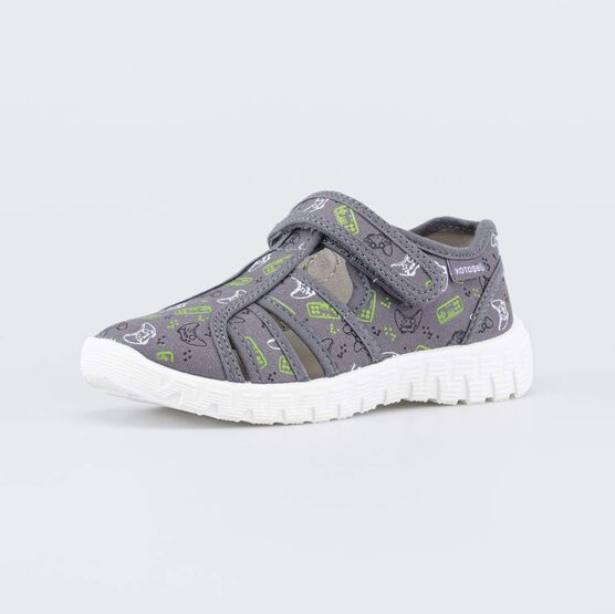 421132-11 Текстильная обувь для детей Джойстик для мальчики серый