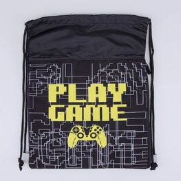 02708232-40 Мешок для обуви черно-желтый для мальчики черный + желтый