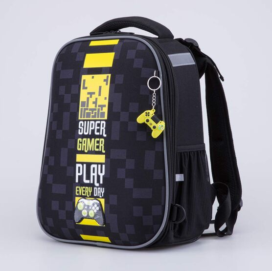 02717333-40 Школьный набор Рюкзак Мешок Пенал (11+) для мальчики чер-жел фото №3