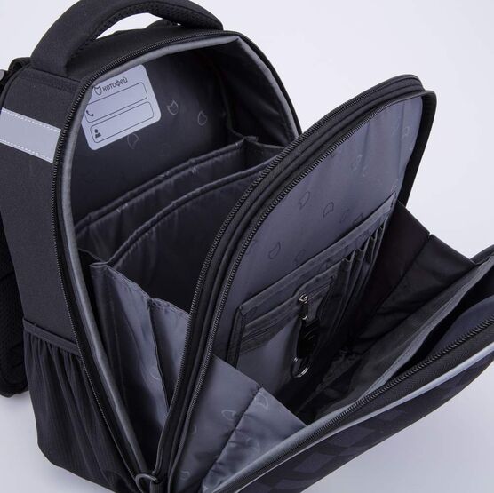 02717333-40 Школьный набор Рюкзак Мешок Пенал (11+) для мальчики чер-жел фото №5